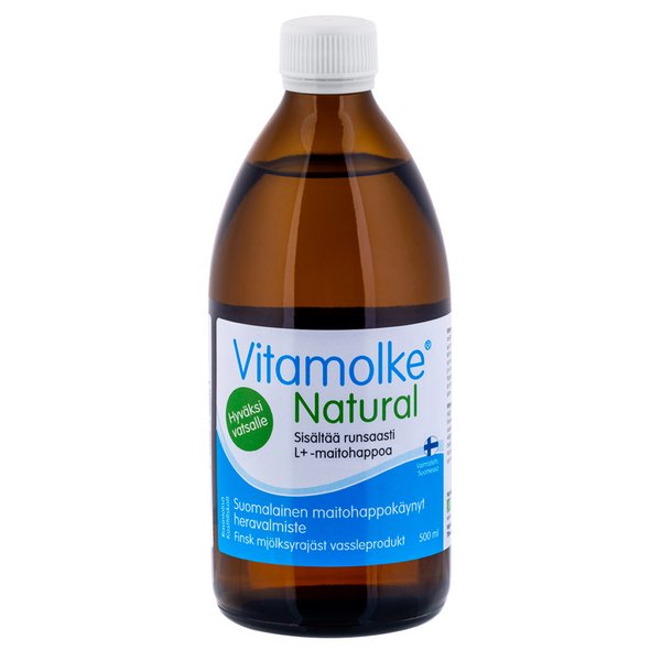 Maitohappokäynyt heravalmiste, Vitamolke® Natural
